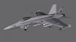 F18 Static Plane for FSX Scenery Design